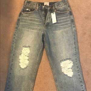 Women’s “mom” jeans